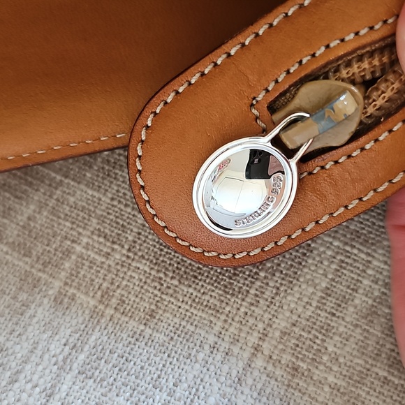 Tiffany & Co. Leather Shoulder Bag, Camel Brown - Picture 7 of 14